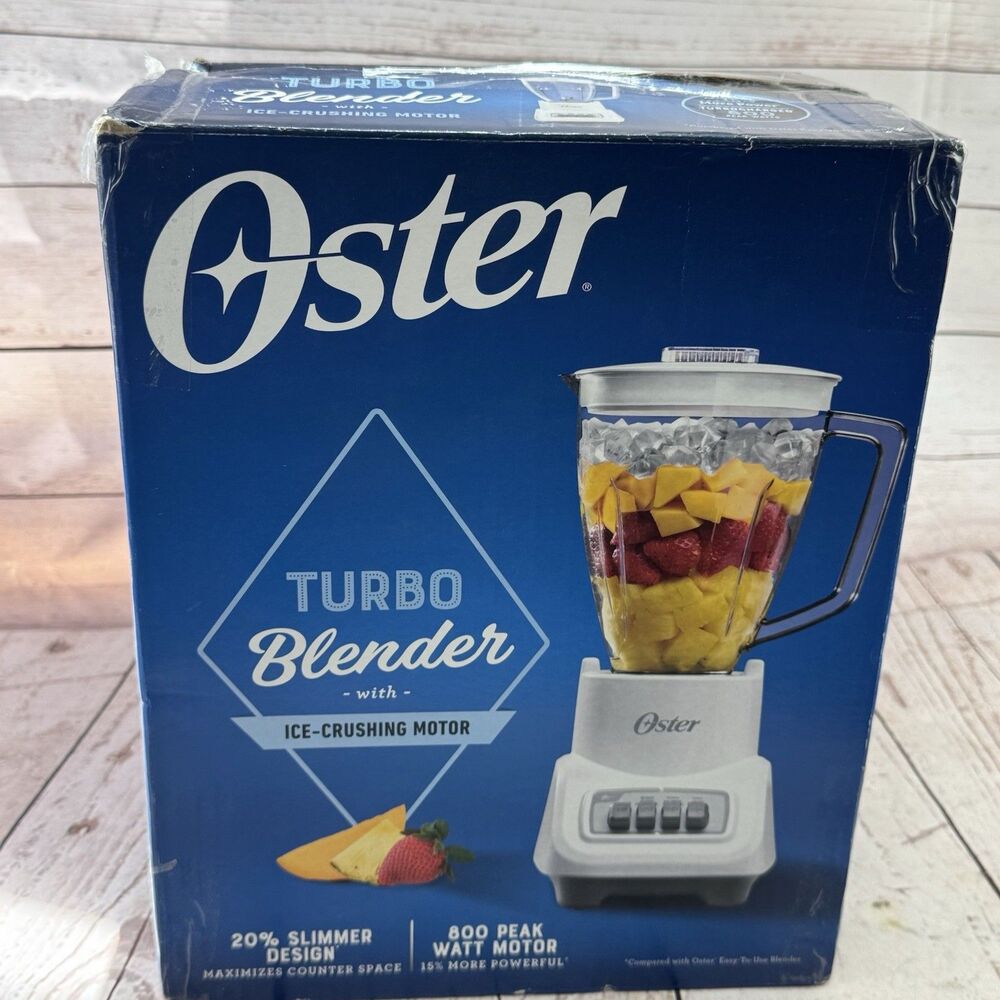 Oster Turbo Blender Replacement Motor Base White Ice Crushing Base Only